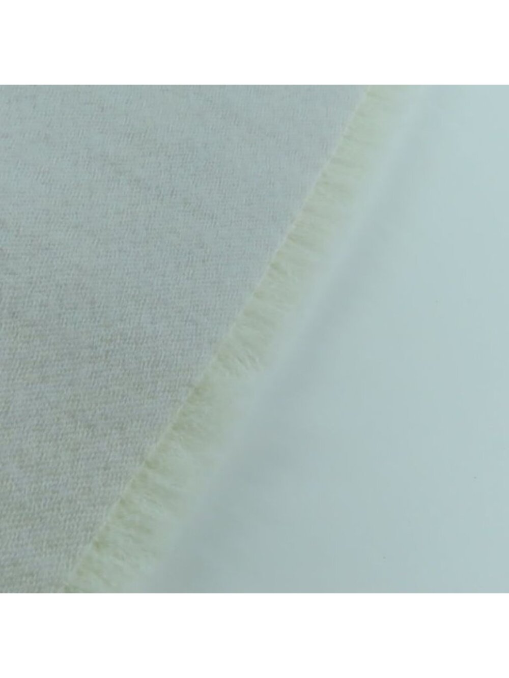 Chanel Coco Mark Quilted Design With Fringe Wool Large Shawl Gray - Picture 7 of 14